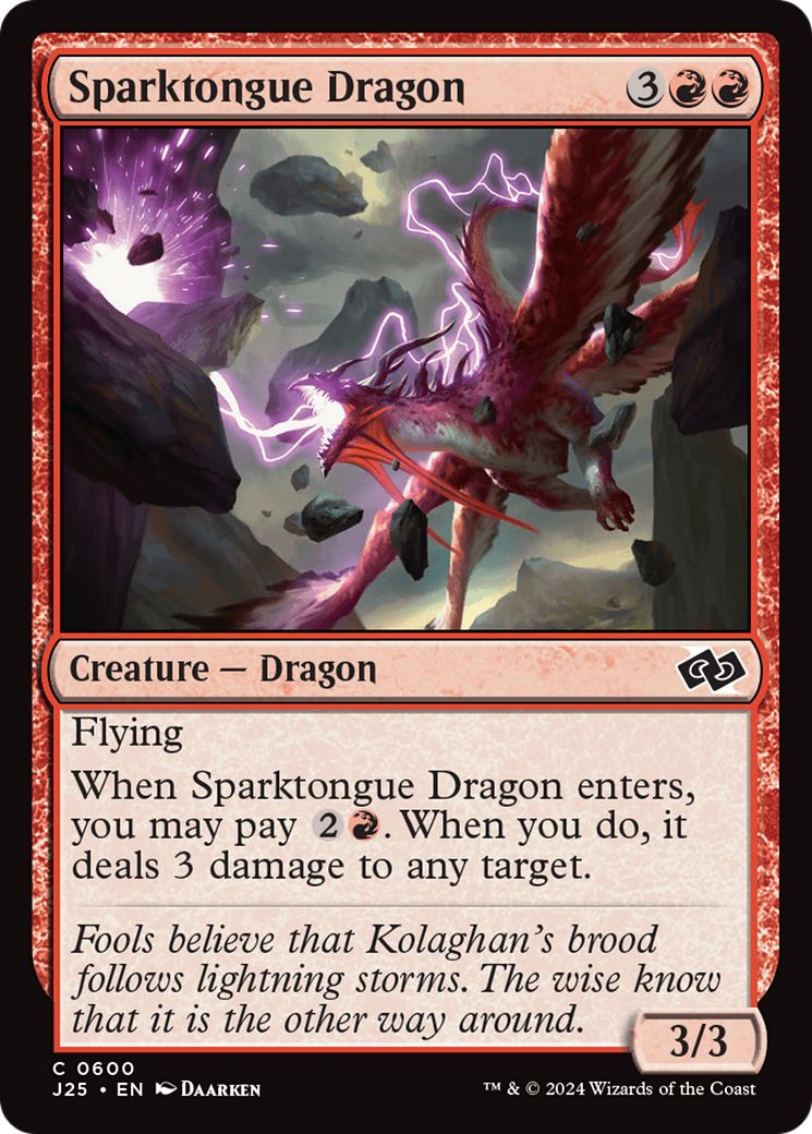 Sparktongue Dragon [Foundations Jumpstart] | Lots Moore NSW