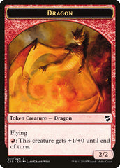 Dragon Egg // Dragon Double-Sided Token [Commander 2018 Tokens] | Lots Moore NSW