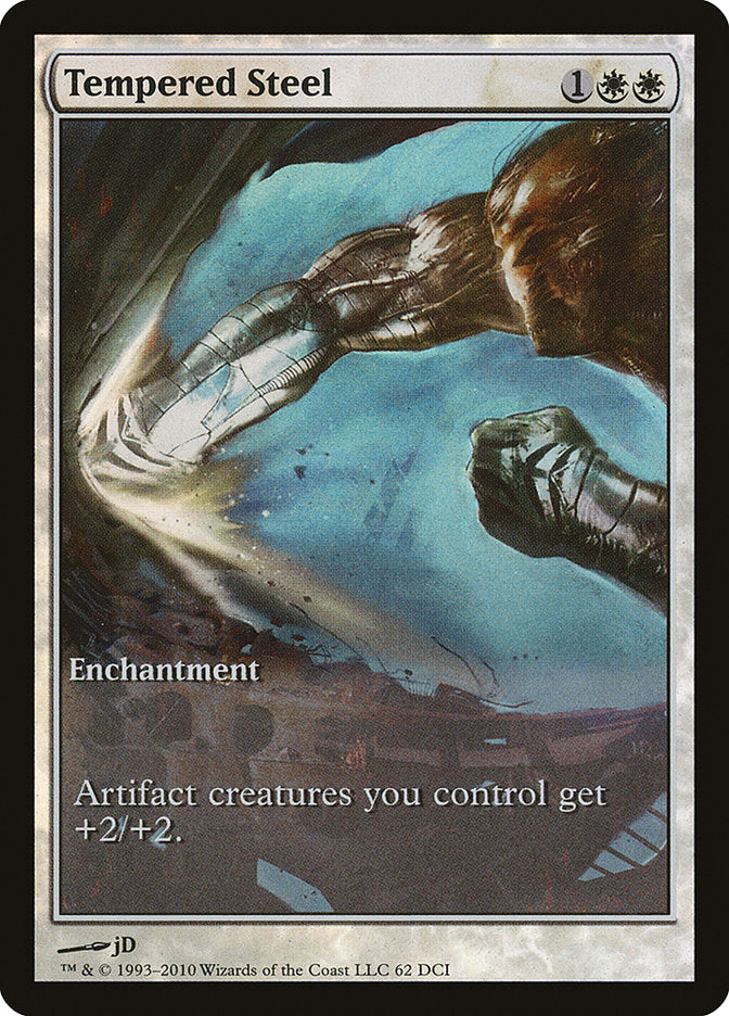 Tempered Steel (Game Day) (Extended Art) [Scars of Mirrodin Promos] | Lots Moore NSW