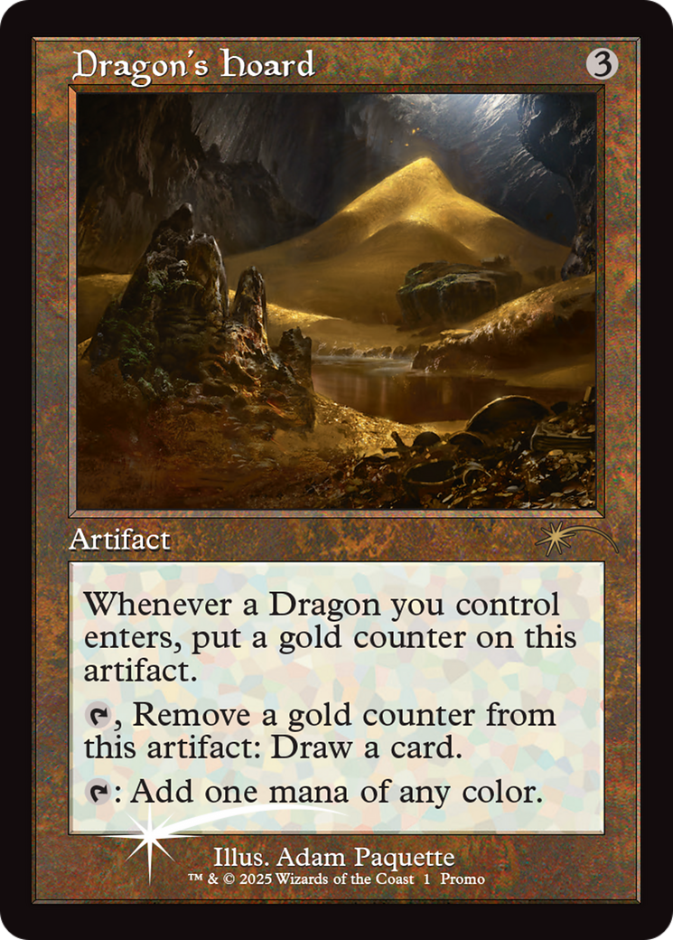 Dragon's Hoard (Retro Frame) [Wizards Play Network 2025] | Lots Moore NSW