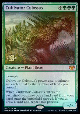Cultivator Colossus [Innistrad: Crimson Vow Prerelease Promos] | Lots Moore NSW