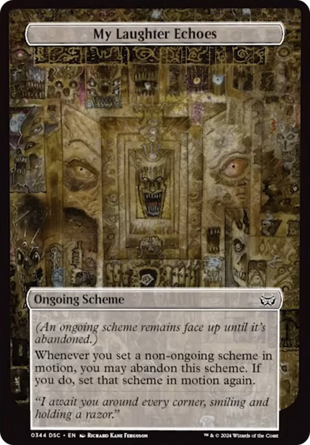 My Laughter Echoes (Full Art) [Duskmourn: Archenemy] | Lots Moore NSW