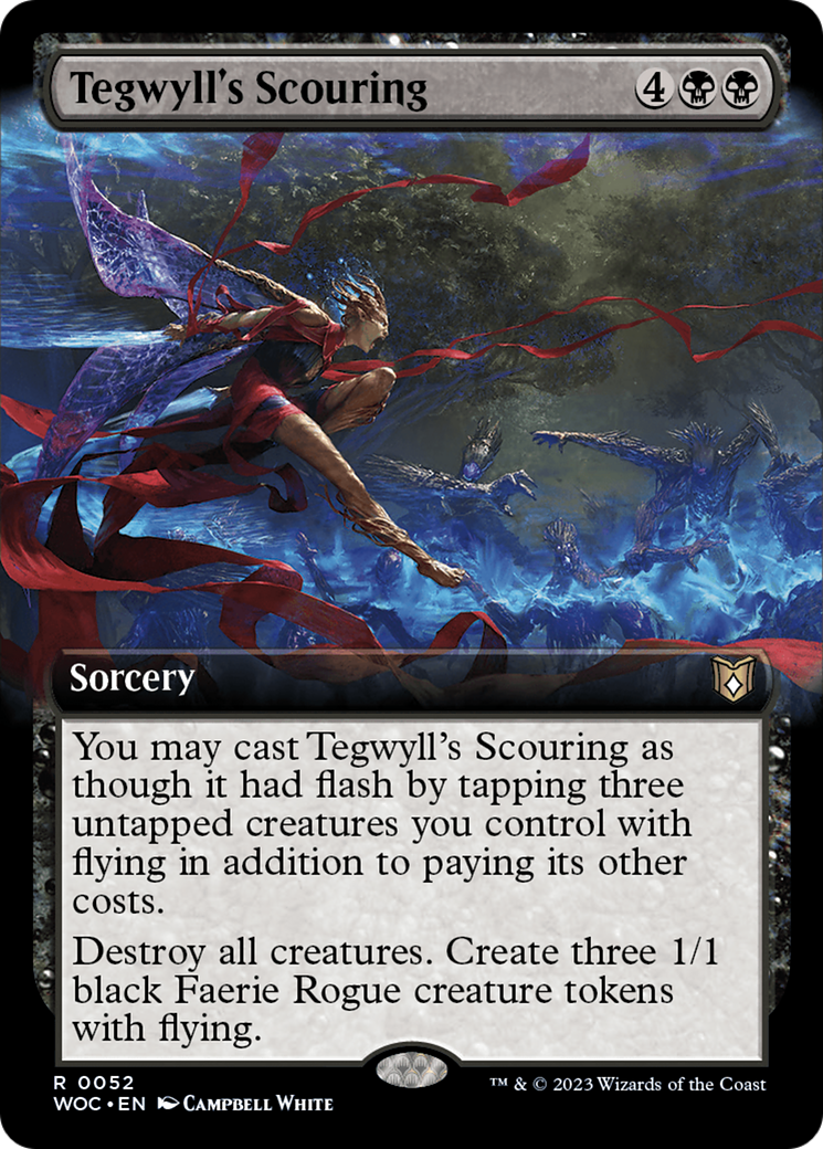 Tegwyll's Scouring (Extended Art) [Wilds of Eldraine Commander] | Lots Moore NSW