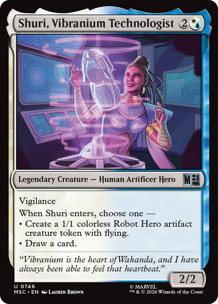 Shuri, Vibranium Technologist [Marvel Super Heroes Commander] | Lots Moore NSW