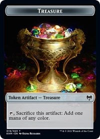 Treasure // Replicated Ring Double-Sided Token [Kaldheim Tokens] | Lots Moore NSW