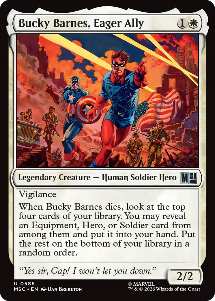 Bucky Barnes, Eager Ally [Marvel Super Heroes Commander] | Lots Moore NSW