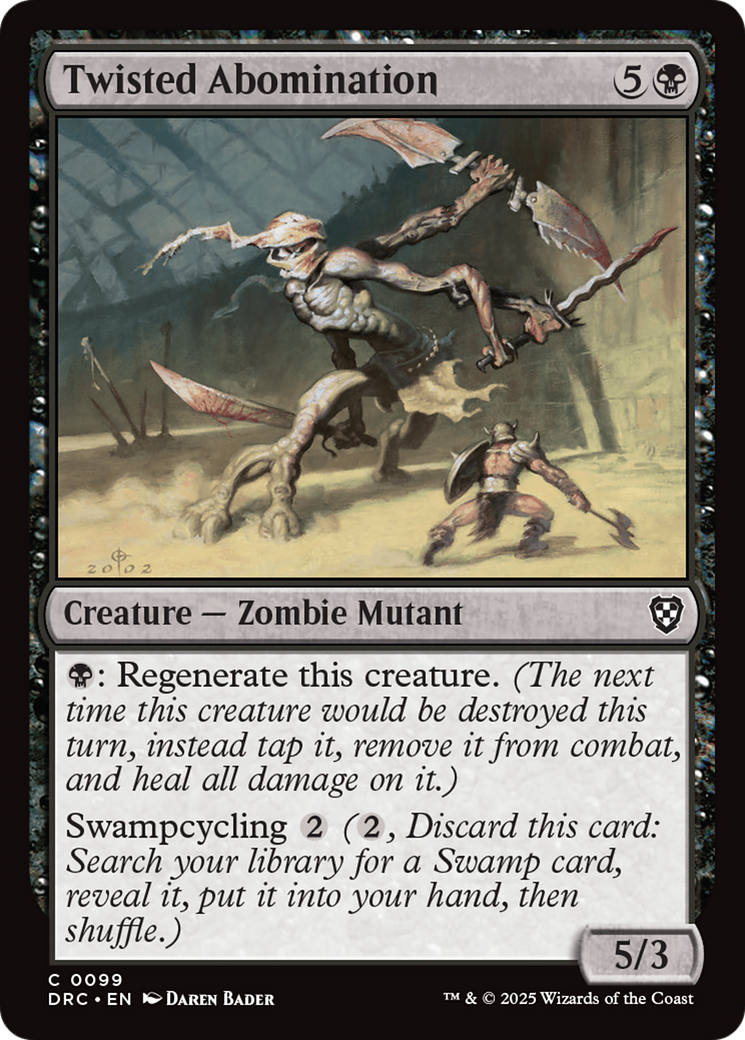 Twisted Abomination [Aetherdrift Commander] | Lots Moore NSW