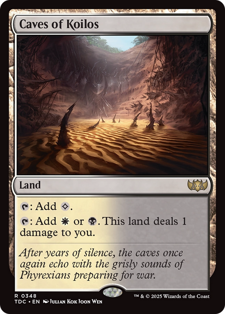 Caves of Koilos [Tarkir: Dragonstorm Commander] | Lots Moore NSW