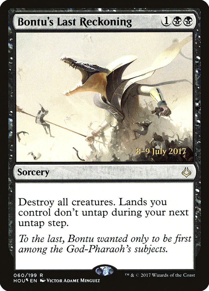 Bontu's Last Reckoning [Hour of Devastation Prerelease Promos] | Lots Moore NSW
