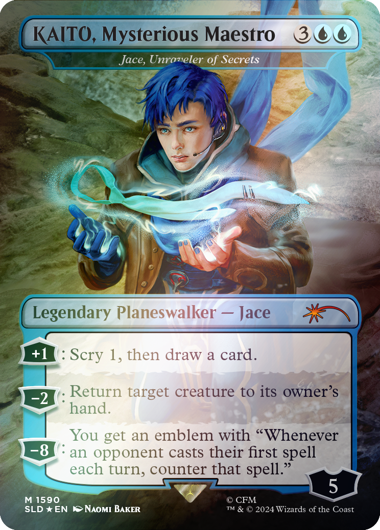 KAITO, Mysterious Maestro - Jace, Unraveler of Secrets (Rainbow Foil) [Secret Lair Drop Series] | Lots Moore NSW