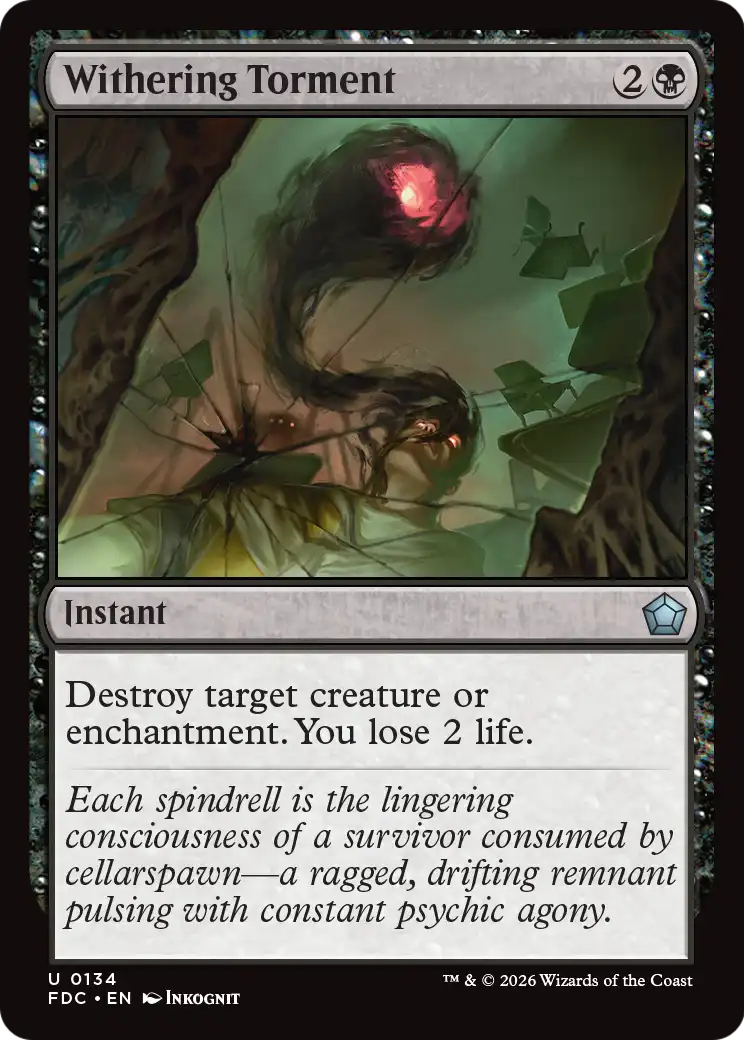 Withering Torment [Foundations Commander] | Lots Moore NSW