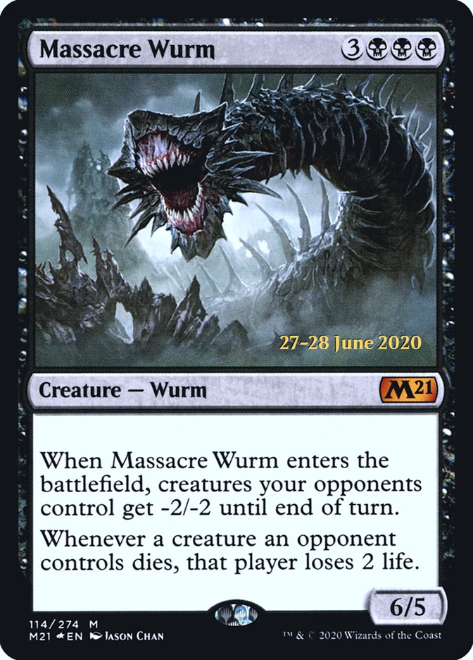 Massacre Wurm [Core Set 2021 Prerelease Promos] | Lots Moore NSW