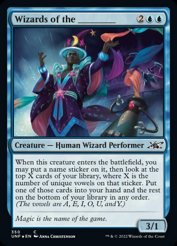 Wizards of the _____ (Galaxy Foil) [Unfinity] | Lots Moore NSW