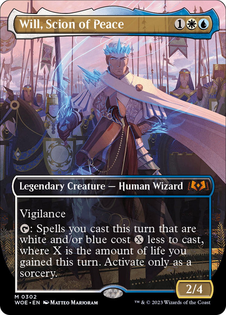 Will, Scion of Peace (Borderless Alternate Art) [Wilds of Eldraine] | Lots Moore NSW