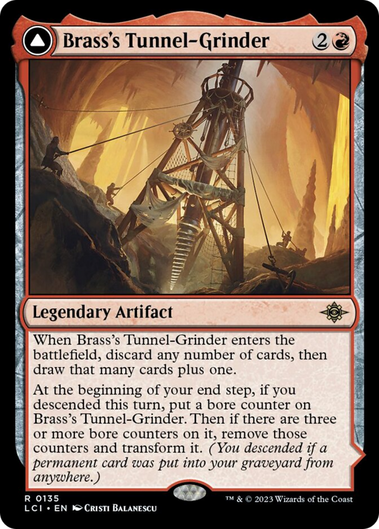 Brass's Tunnel-Grinder // Tecutlan, The Searing Rift [The Lost Caverns of Ixalan] | Lots Moore NSW