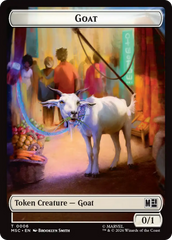 Soldier // Goat Double-Sided Token [Marvel Super Heroes Commander Tokens] | Lots Moore NSW