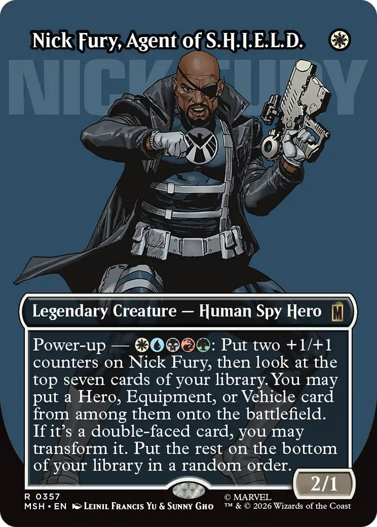 Nick Fury, Agent of S.H.I.E.L.D. (Borderless) (0357) [Marvel Super Heroes] | Lots Moore NSW
