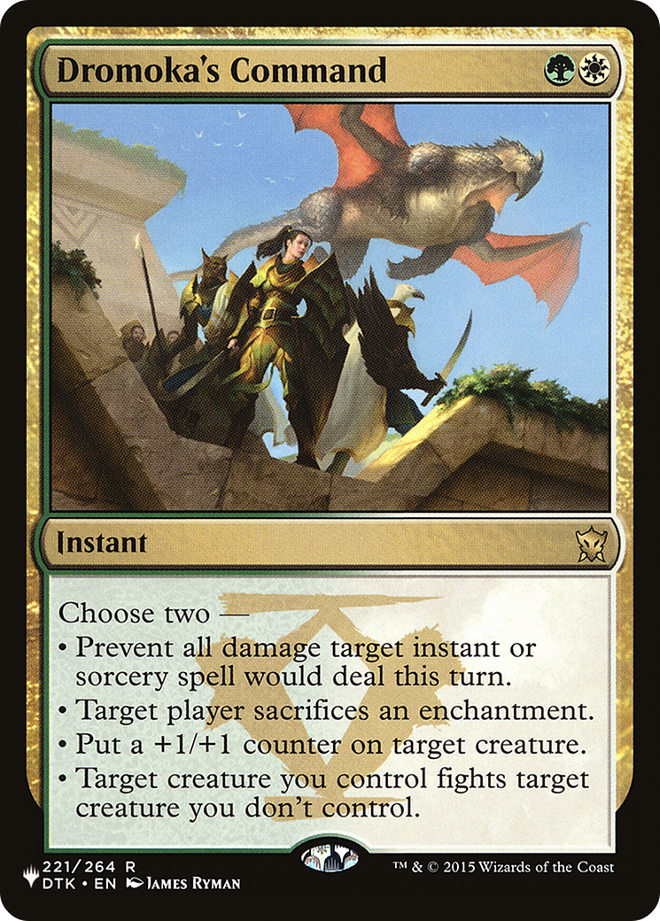 Dromoka's Command [The List] | Lots Moore NSW