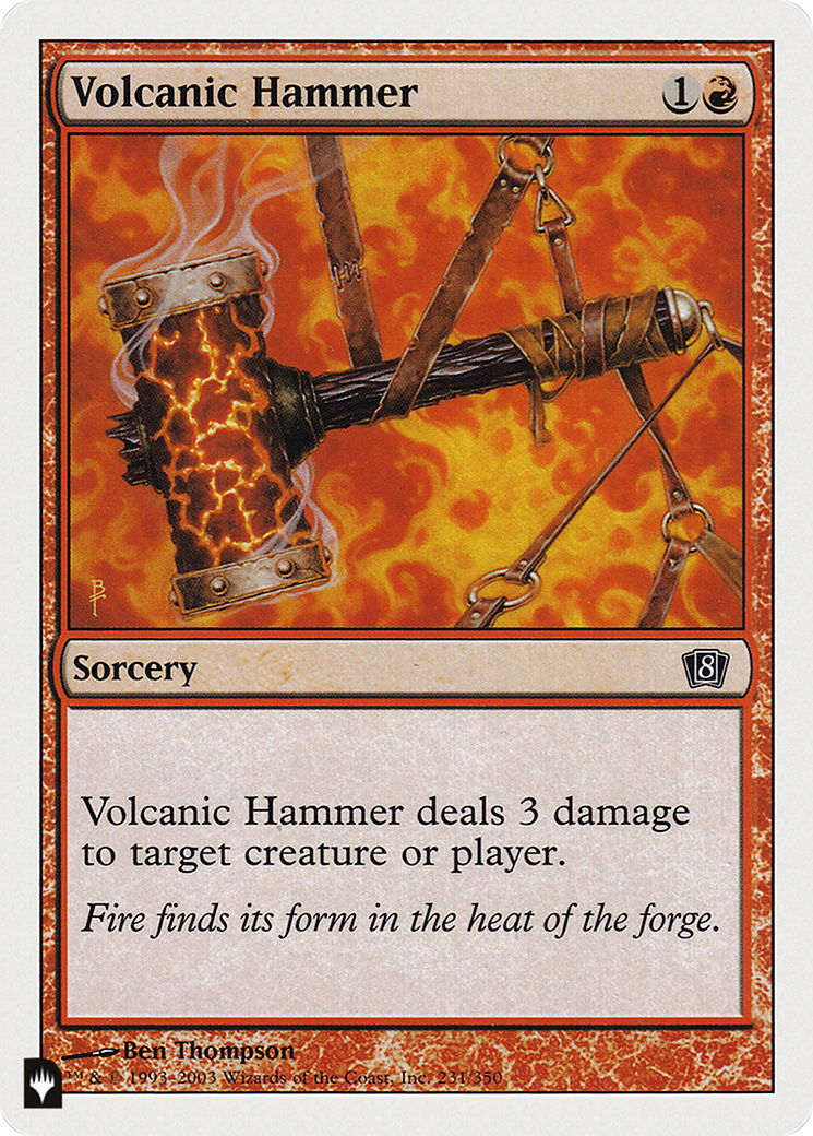 Volcanic Hammer [The List Reprints] | Lots Moore NSW