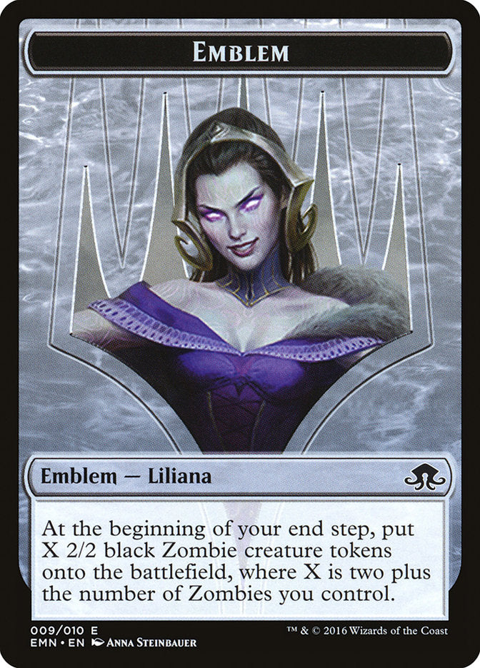 Liliana, the Last Hope Emblem [Eldritch Moon Tokens] | Lots Moore NSW