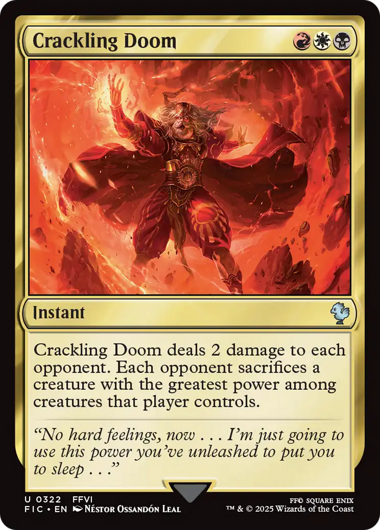 Crackling Doom [FINAL FANTASY Commander] | Lots Moore NSW