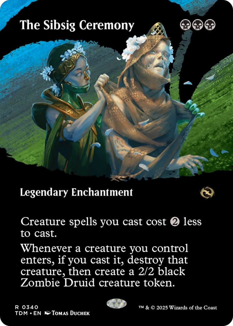 The Sibsig Ceremony (Borderless) [Tarkir: Dragonstorm] | Lots Moore NSW