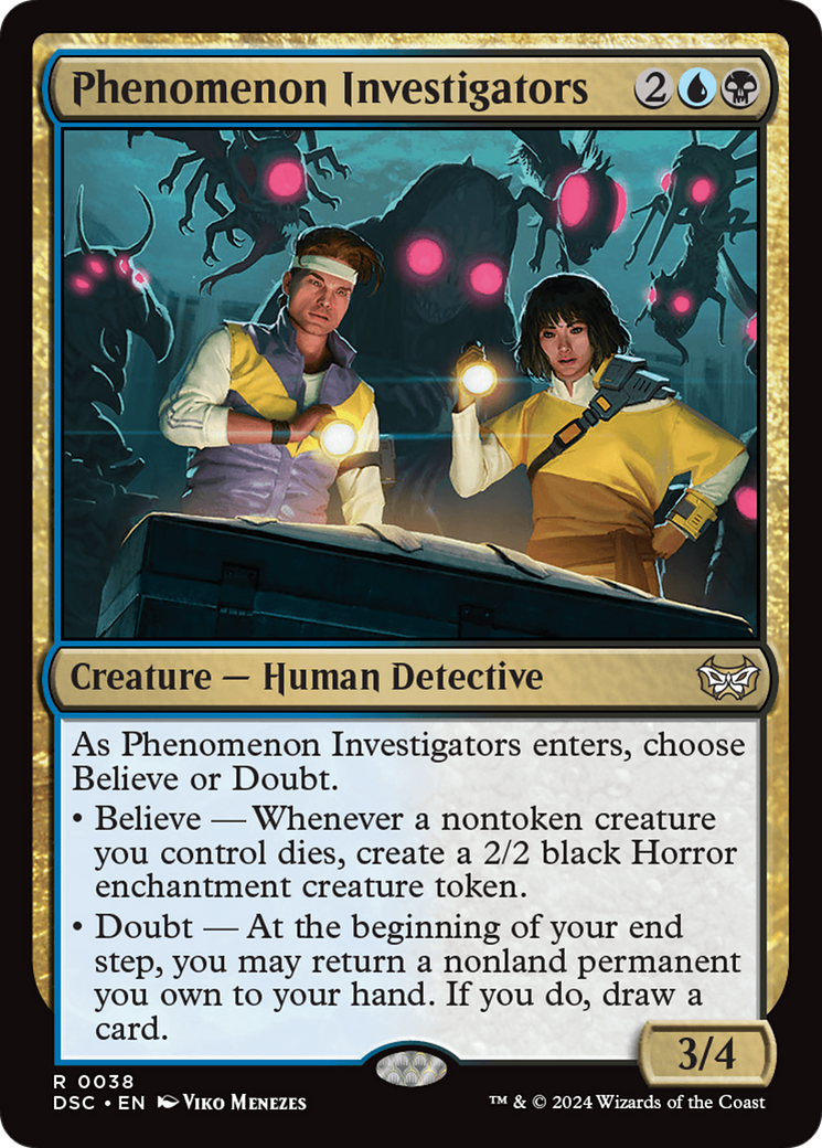 Phenomenon Investigators [Duskmourn: House of Horror Commander] | Lots Moore NSW