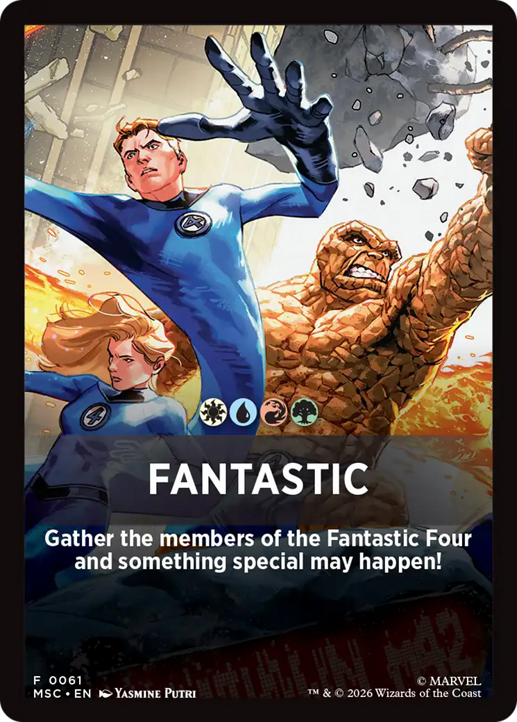 Fantastic Theme Card [Marvel Super Heroes Commander] | Lots Moore NSW
