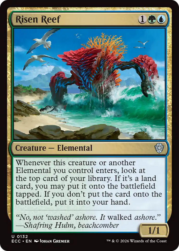 Risen Reef [Lorwyn Eclipsed Commander] | Lots Moore NSW