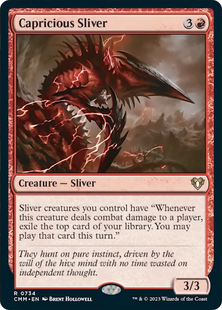 Capricious Sliver [Commander Masters] | Lots Moore NSW