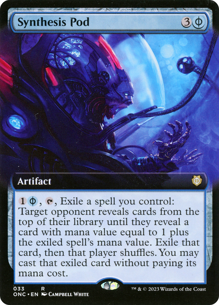 Synthesis Pod (Extended Art) [Phyrexia: All Will Be One Commander] | Lots Moore NSW