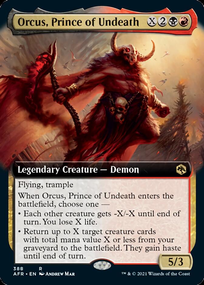 Orcus, Prince of Undeath (Extended Art) [Dungeons & Dragons: Adventures in the Forgotten Realms] | Lots Moore NSW