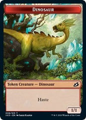 Dinosaur // Human Soldier (003) Double-Sided Token [Ikoria: Lair of Behemoths Tokens] | Lots Moore NSW