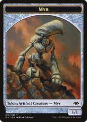 Zombie (007) // Myr (019) Double-Sided Token [Modern Horizons Tokens] | Lots Moore NSW
