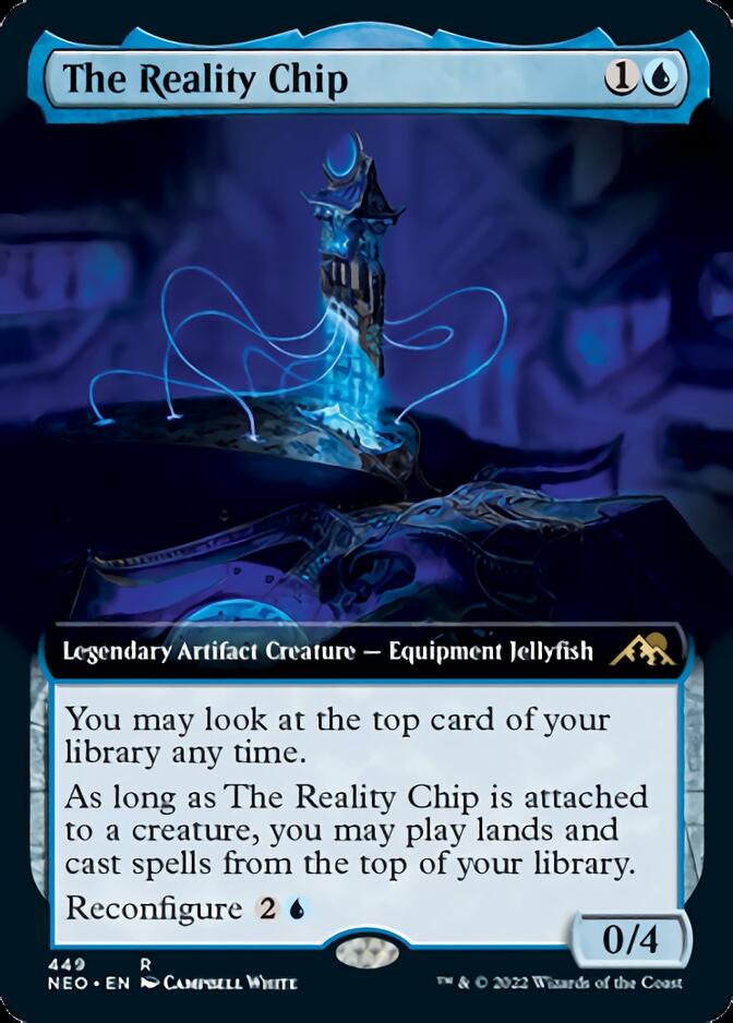 The Reality Chip (Extended Art) [Kamigawa: Neon Dynasty] | Lots Moore NSW