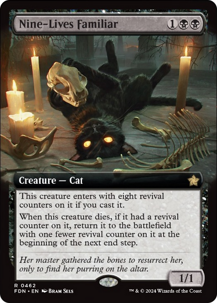 Nine-Lives Familiar (Extended Art) [Foundations] | Lots Moore NSW