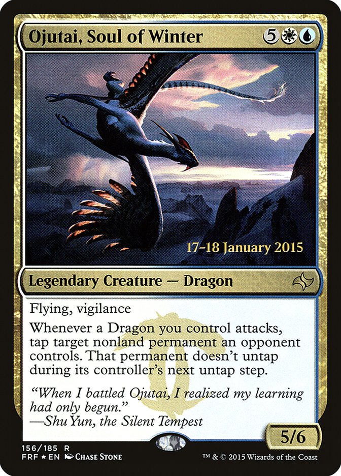 Ojutai, Soul of Winter [Fate Reforged Prerelease Promos] | Lots Moore NSW