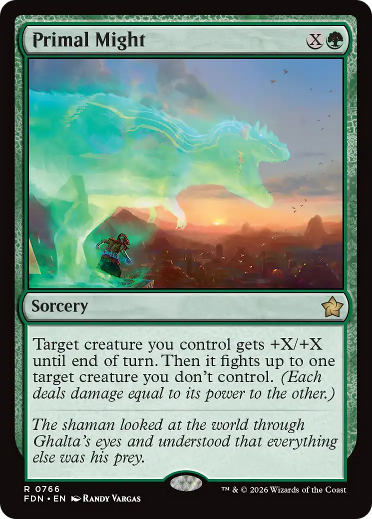 Primal Might (0766) [Foundations] | Lots Moore NSW