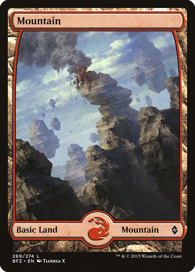 Mountain (269) (Full Art) [Battle for Zendikar] | Lots Moore NSW
