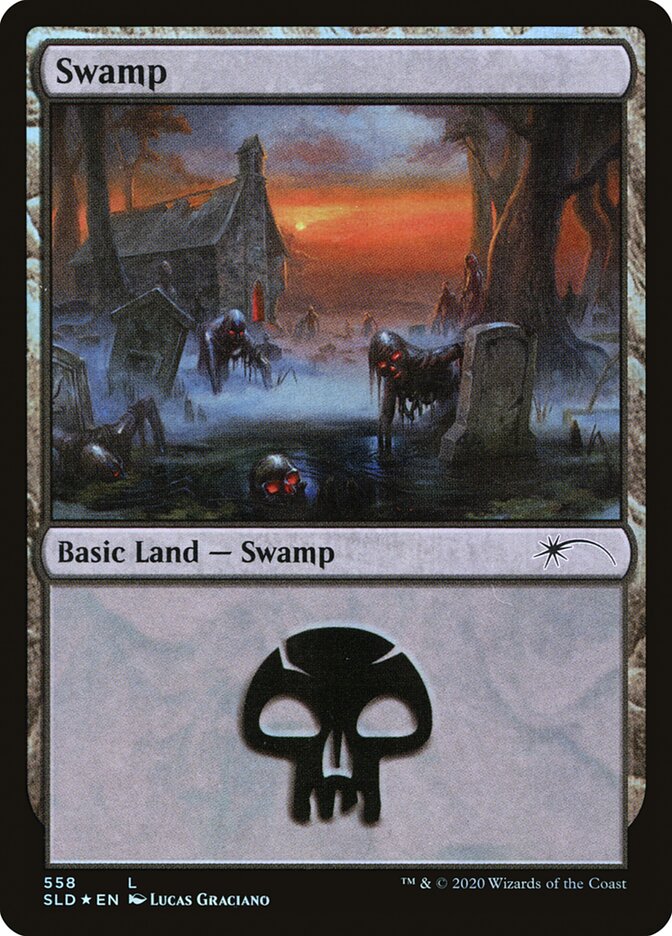 Swamp (Reanimated) (558) [Secret Lair Drop Promos] | Lots Moore NSW