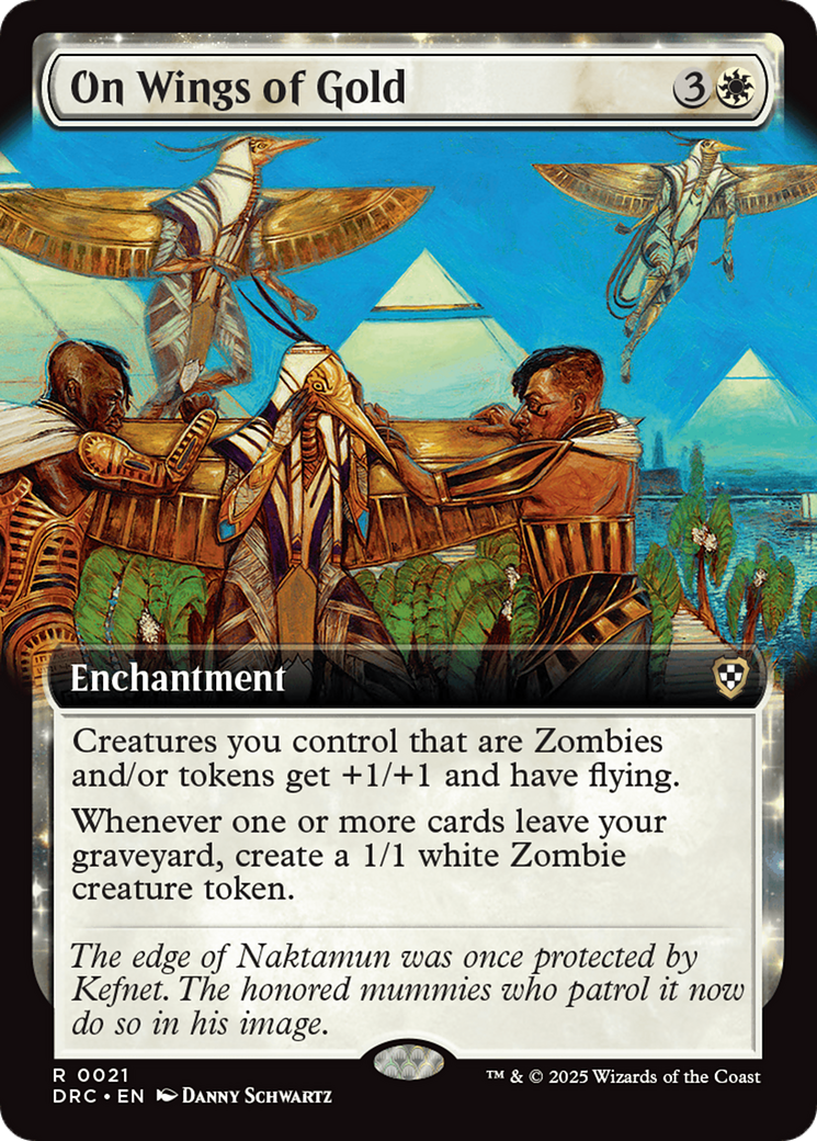 On Wings of Gold (Extended Art) [Aetherdrift Commander] | Lots Moore NSW