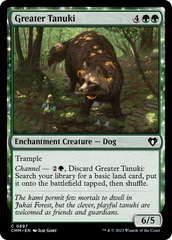 Greater Tanuki [Commander Masters] | Lots Moore NSW