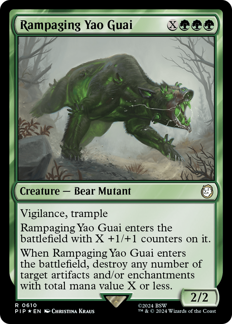 Rampaging Yao Guai (Surge Foil) [Fallout] | Lots Moore NSW