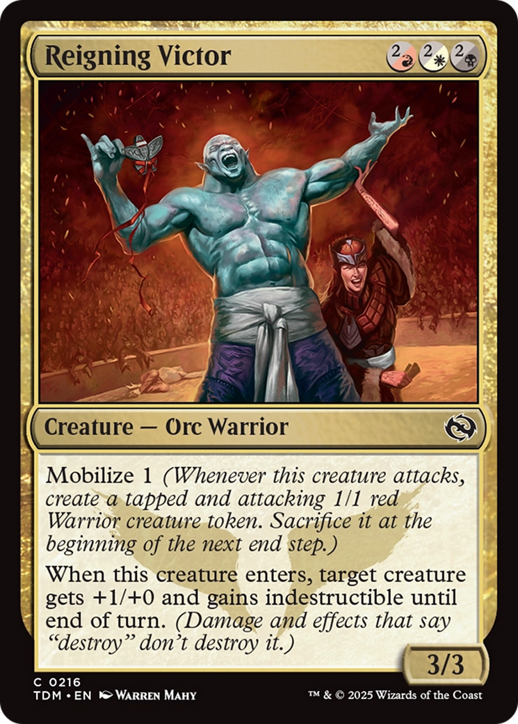 Reigning Victor [Tarkir: Dragonstorm] | Lots Moore NSW