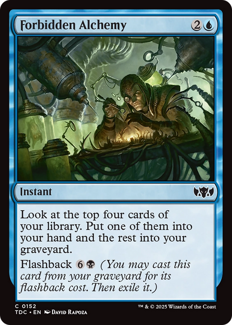 Forbidden Alchemy [Tarkir: Dragonstorm Commander] | Lots Moore NSW