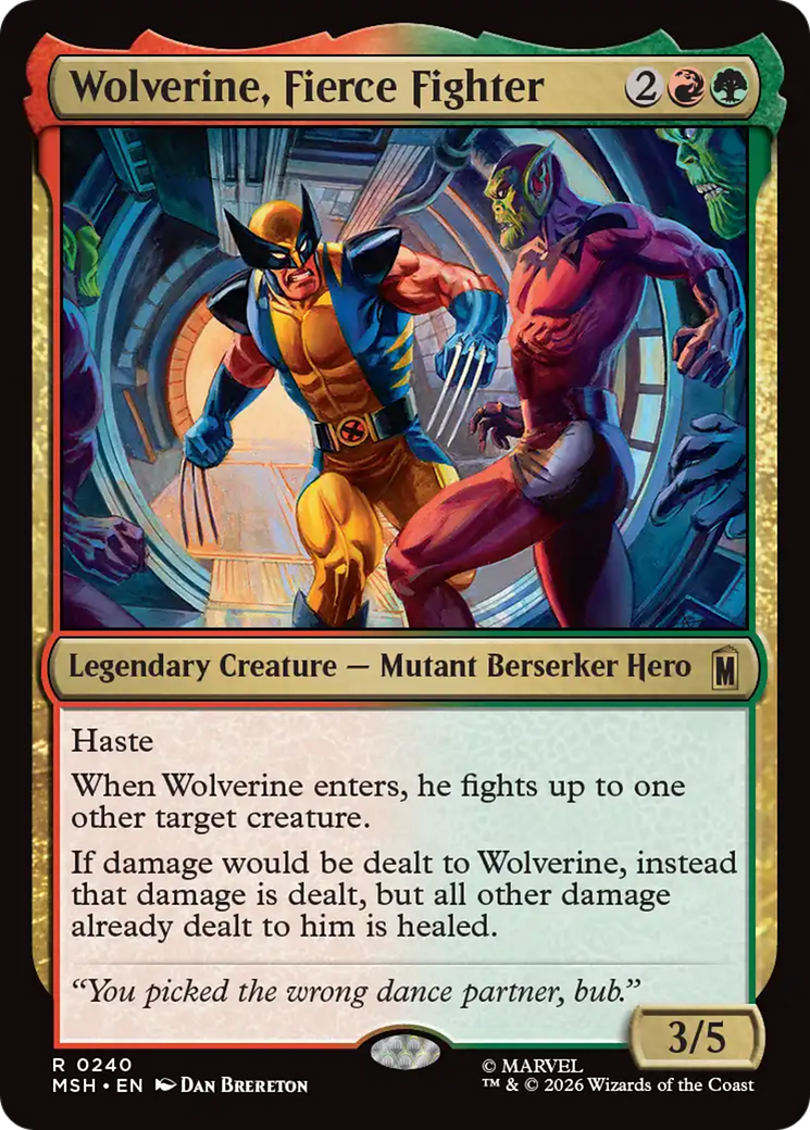 Wolverine, Fierce Fighter [Marvel Super Heroes] | Lots Moore NSW