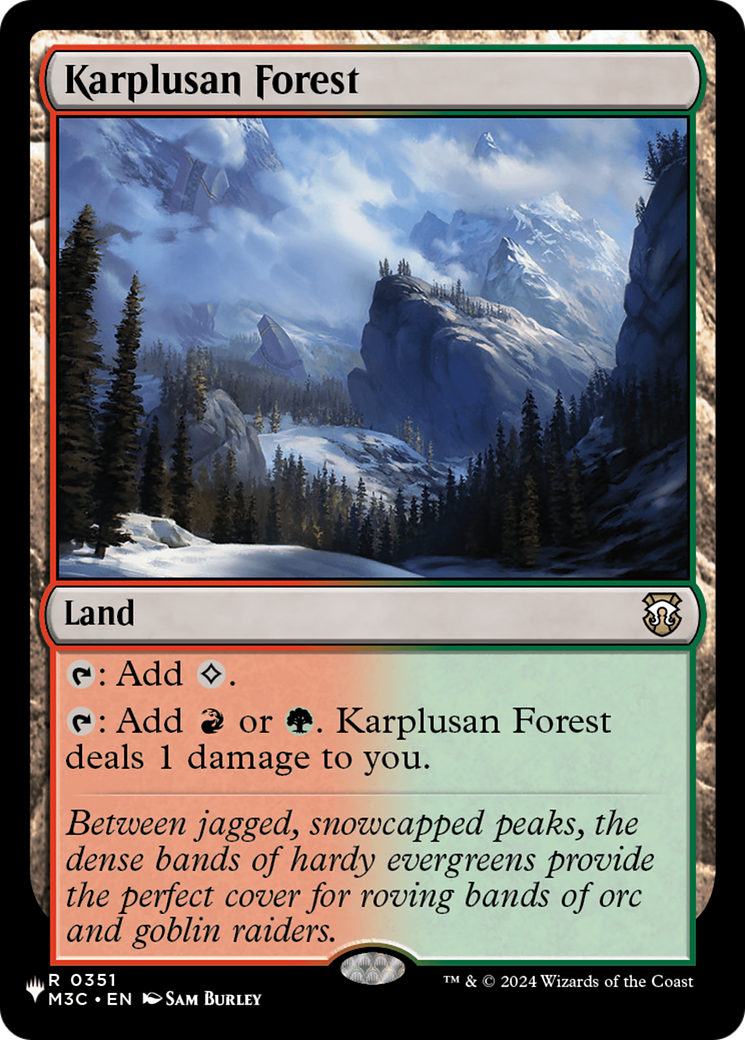 Karplusan Forest (M3C) [The List] | Lots Moore NSW