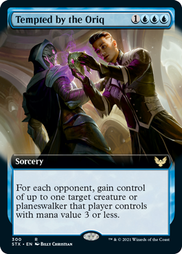 Tempted by the Oriq (Extended Art) [Strixhaven: School of Mages] | Lots Moore NSW