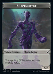Kor Warrior // Shapeshifter (023) Double-Sided Token [Commander Legends: Battle for Baldur's Gate Tokens] | Lots Moore NSW
