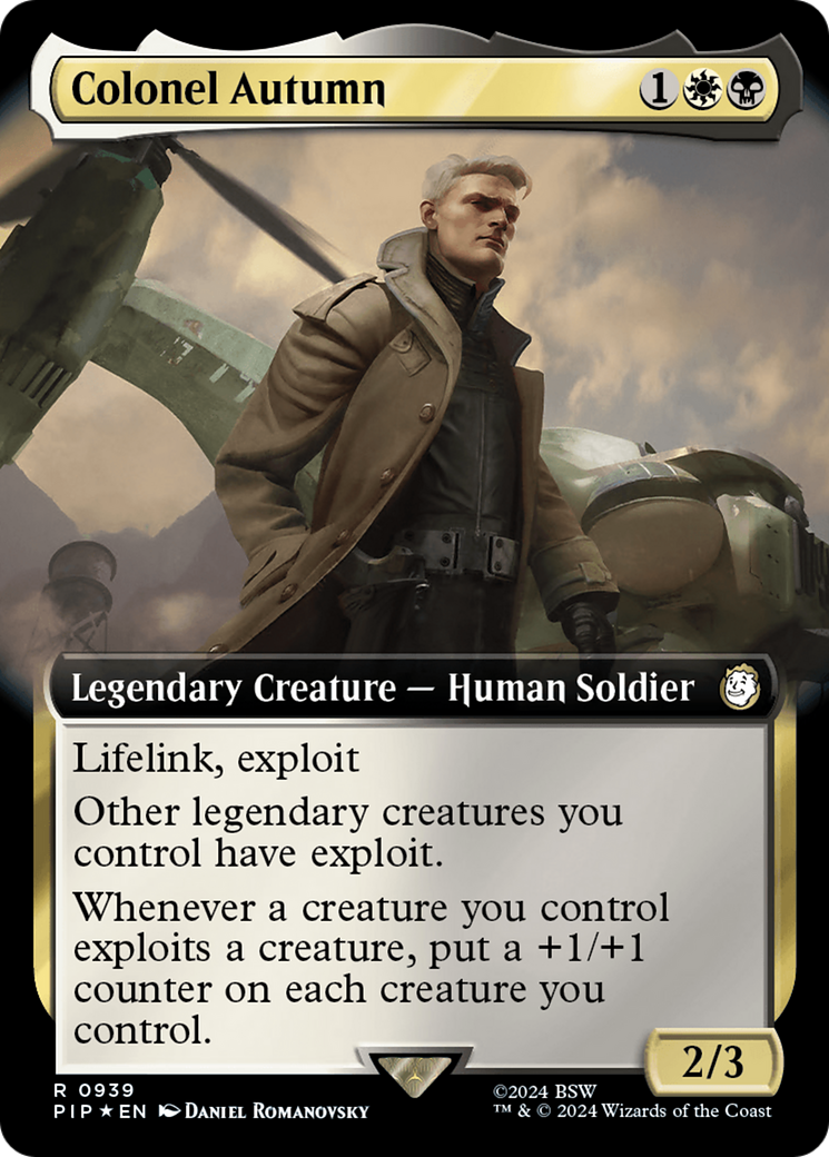 Colonel Autumn (Extended Art) (Surge Foil) [Fallout] | Lots Moore NSW